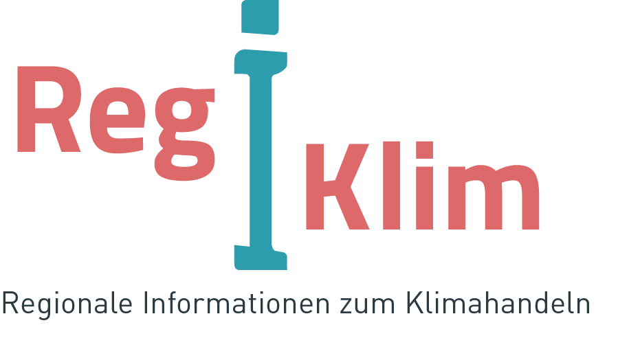 Logo Regionale Informationen zum Klimahandeln (RegIKlim) (Link zur Startseite)